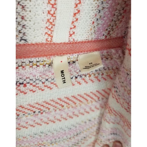 Moth Anthropologie Women's Sz. XS Mahalia Kimono Multi Knit Cardigan Sweater - Picture 3 of 8